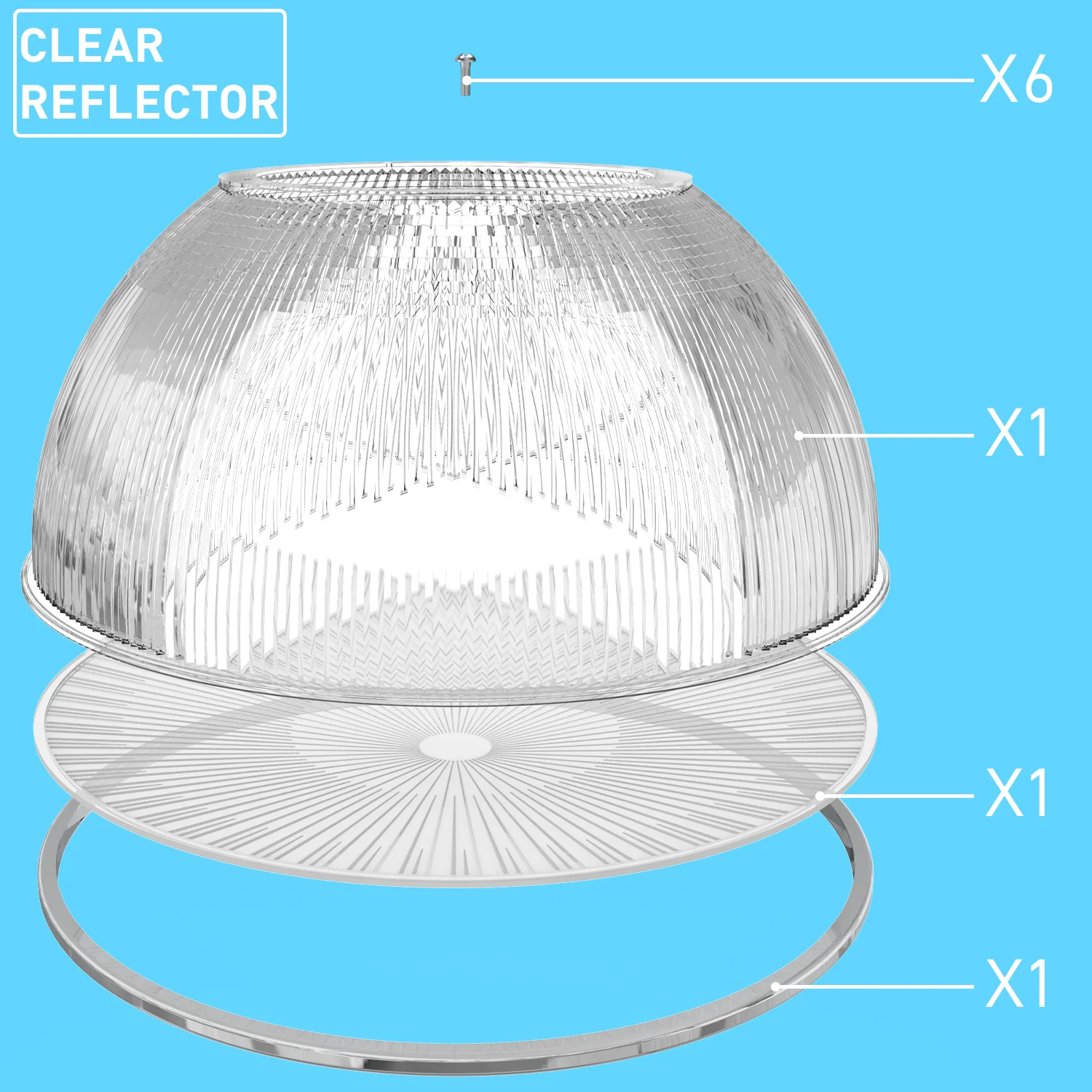 60 Degree Acrylic Reflector - Hero Series - Image 8