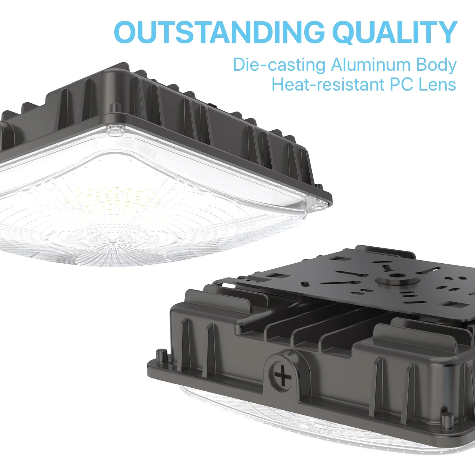 Canopy Light - CPA Series 2 Pack, 8568lumens, Selectable Wattage&CCT, AC 120-277V - Image 3