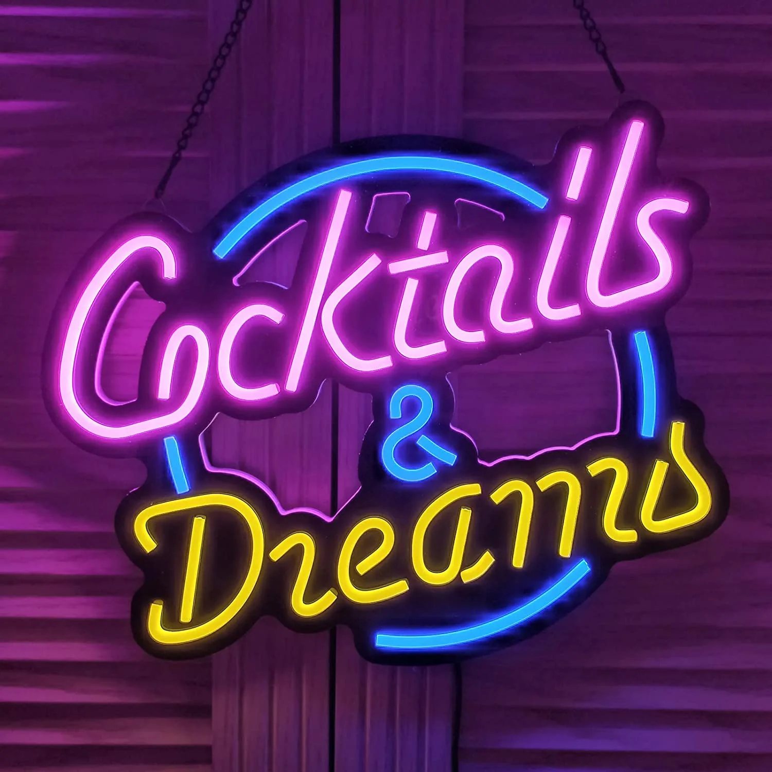 Cocktails & Dreams Neon Sign Light - Image 5