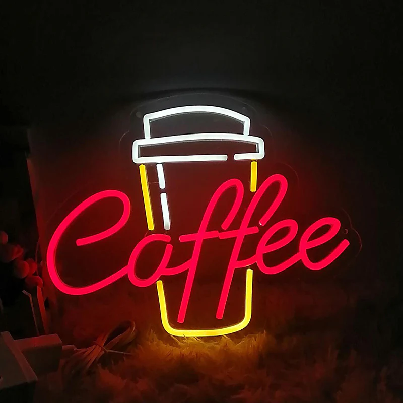 Coffee Cup LED Neon Sign Light - Image 3