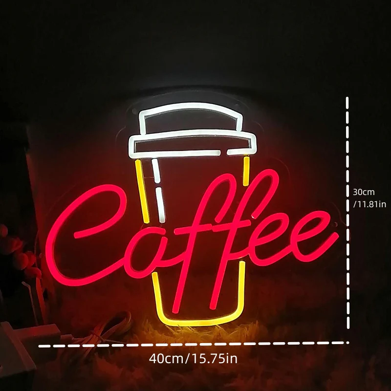 Coffee Cup LED Neon Sign Light - Image 4