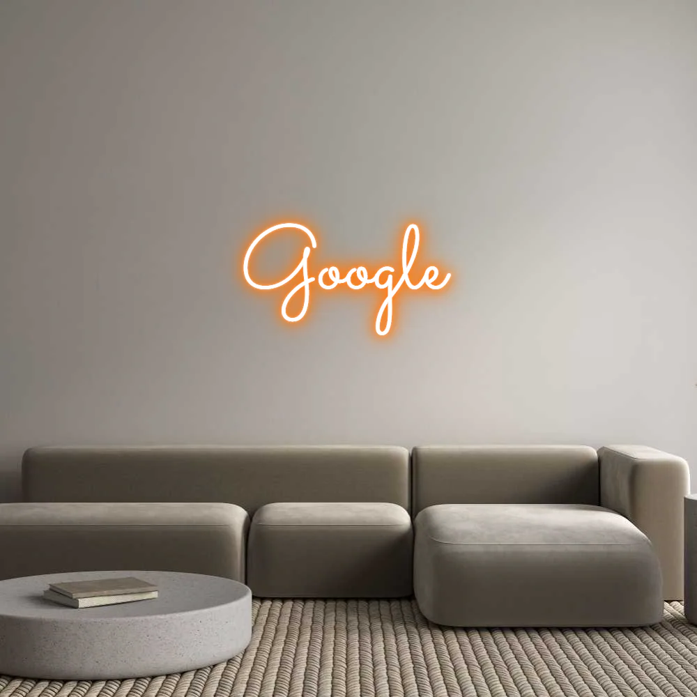 Custom Neon Light Google
