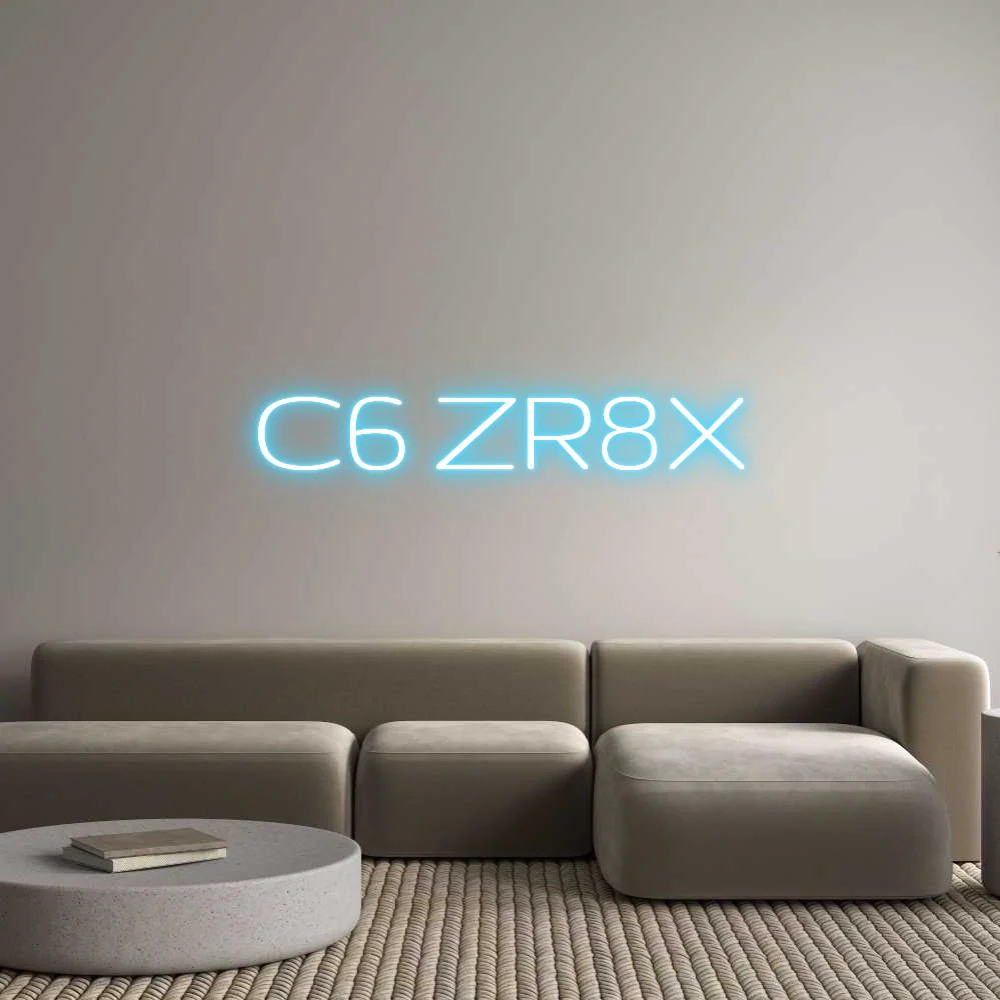 Custom Neon Light C6 ZR8X