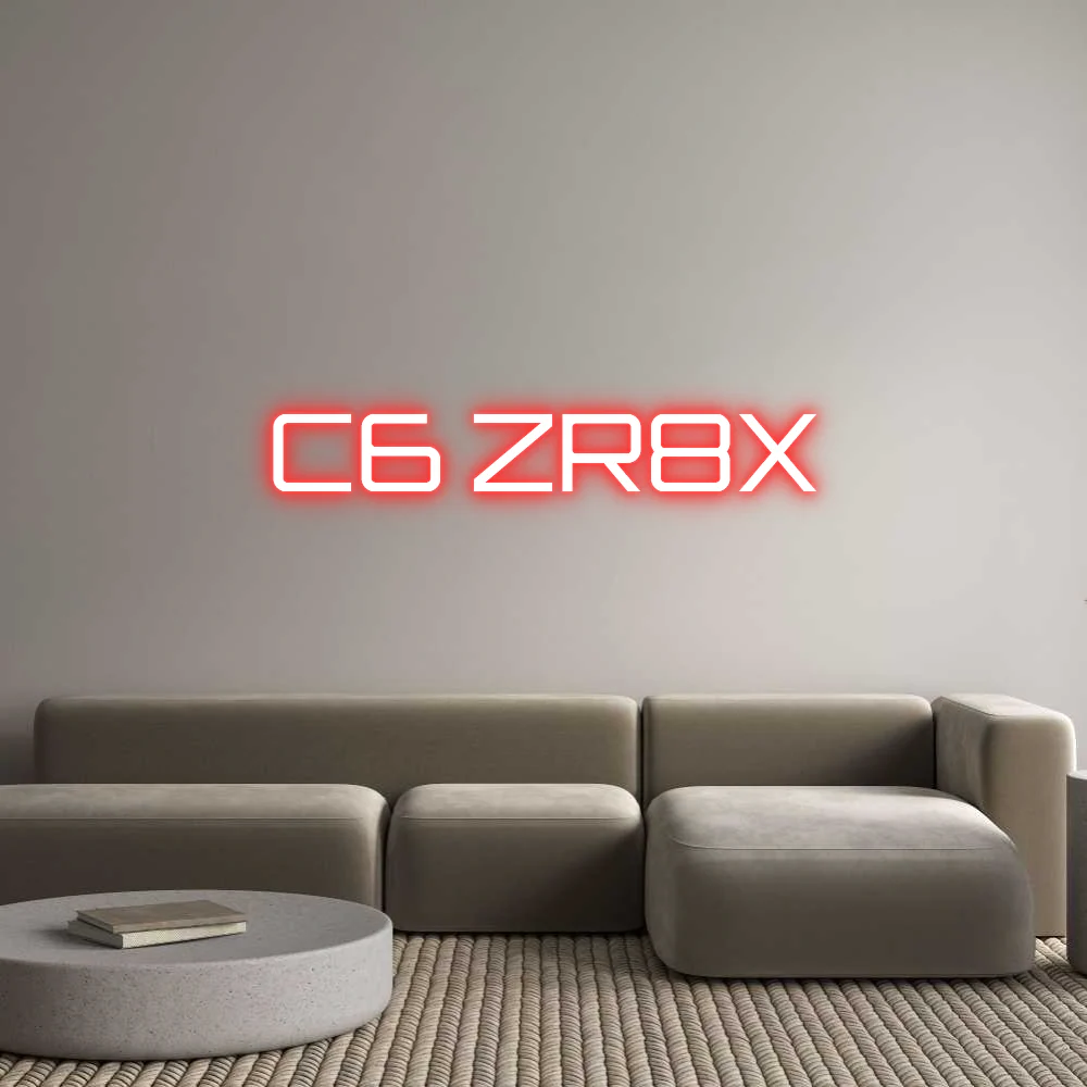 Custom Neon Light C6 ZR8X