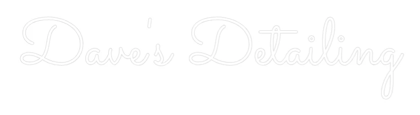 Custom Neon Light Dave's Detailin... - Image 2