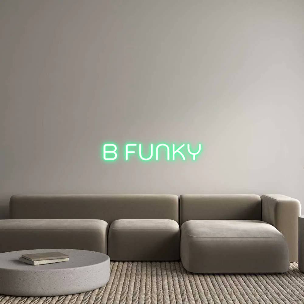 Custom Neon Light B FUNKY