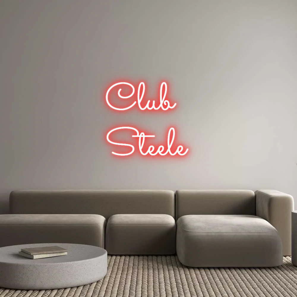 Custom Neon Light Club Steele