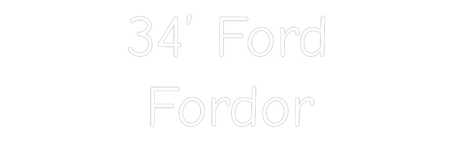 Custom Neon Light 34’ Ford
 Fo... - Image 2
