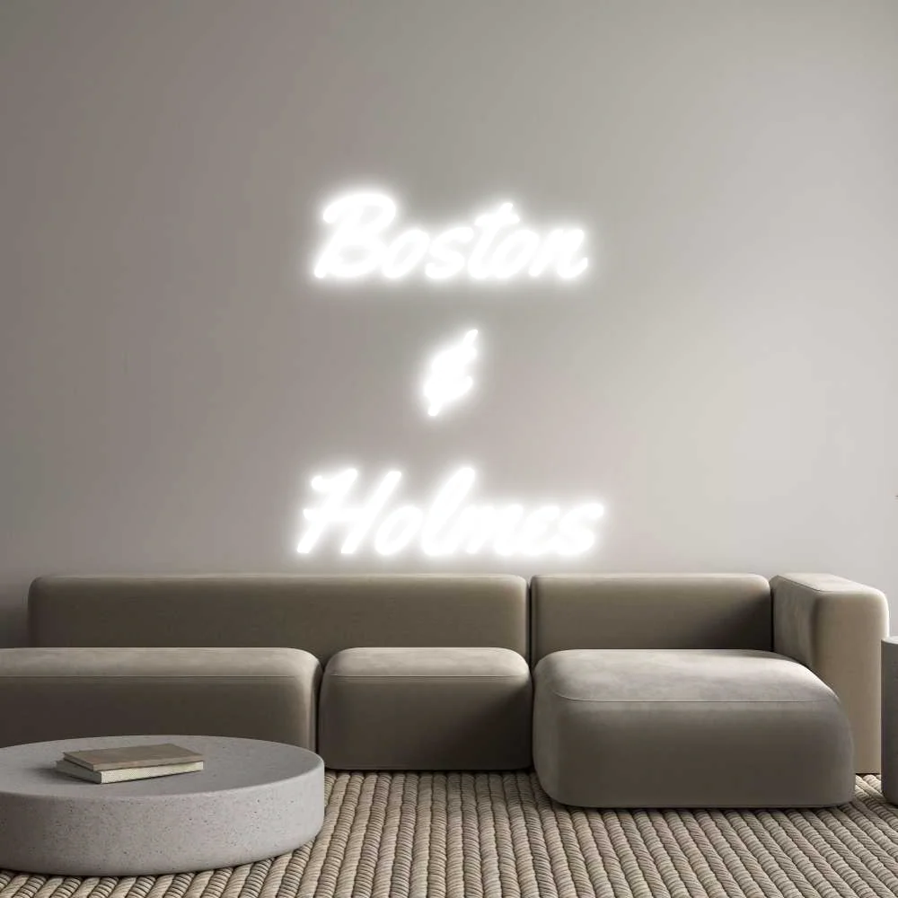 Custom Neon Light Boston
&
Ho...