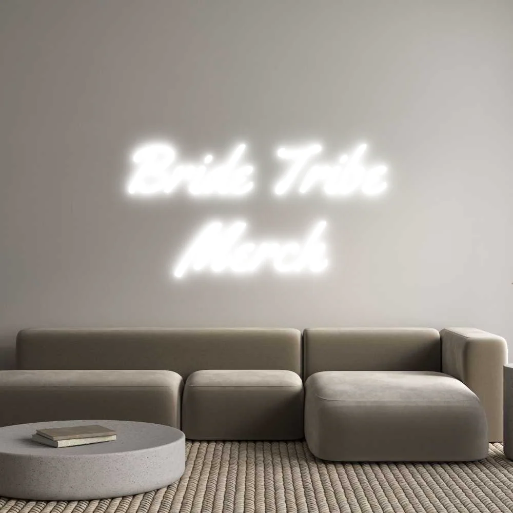 Custom Neon Light Bride Tribe Mer...