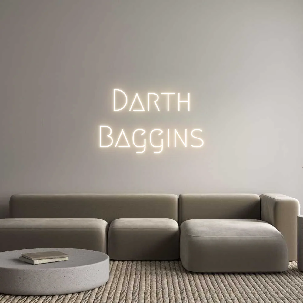 Custom Neon Light Darth
Baggins