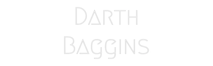 Custom Neon Light Darth
Baggins - Image 2