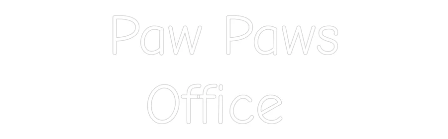Custom Neon Light Paw Paws
Off... - Image 2