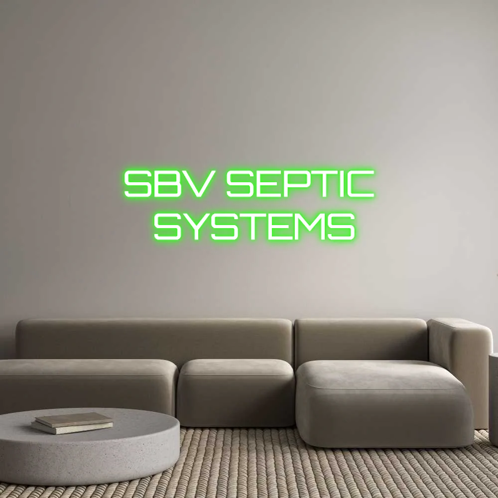 Custom Neon Light SBV SEPTIC SYST...