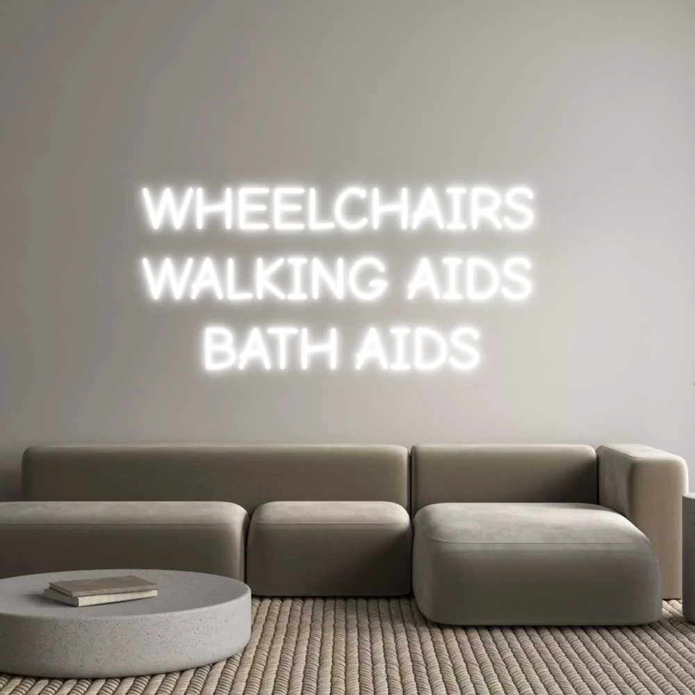Custom Neon Light WHEELCHAIRS ...