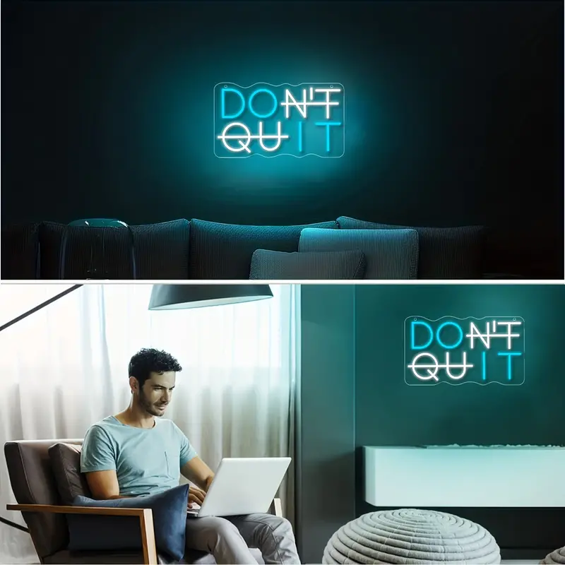 Don't Quit LED Neon Sign Light - Image 6