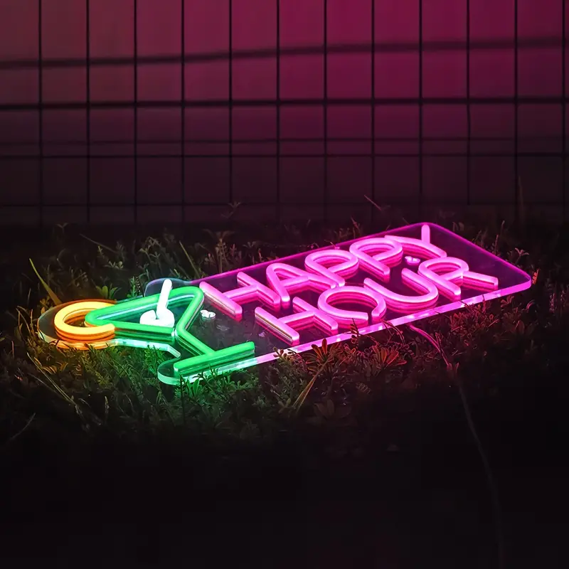 Happy Hours LED Neon Sign Light - Image 2