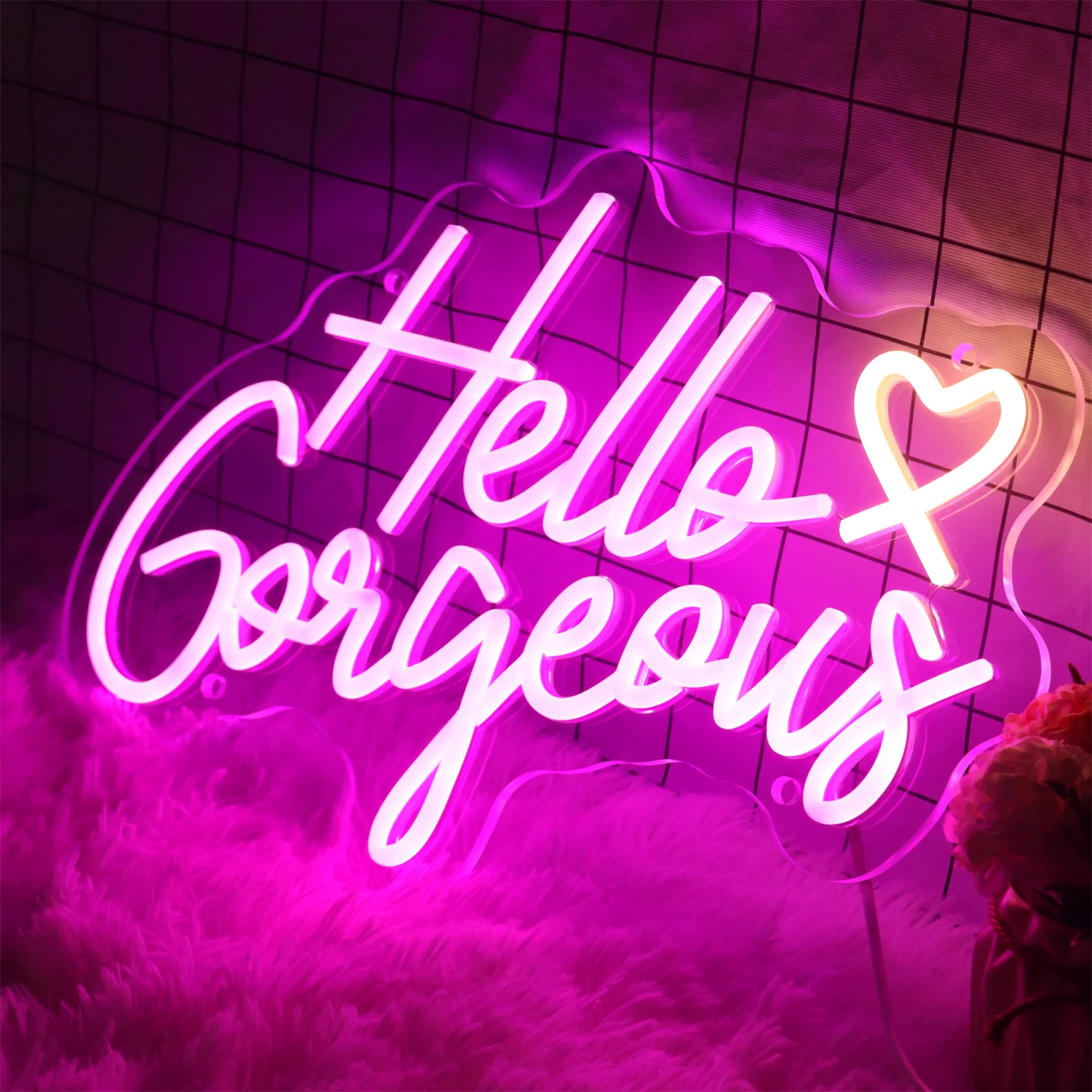Hello Gorgeous Neon Sign Light - Image 2