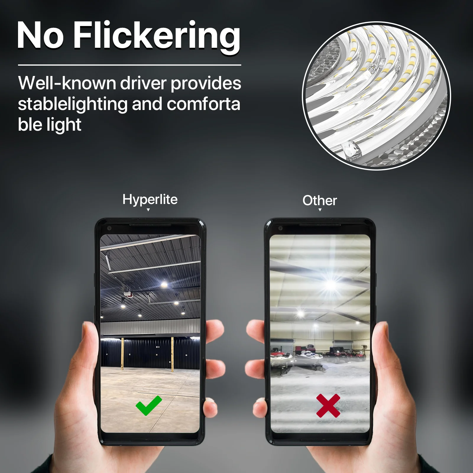 Hyperlite Motion Activated LED High Bay Light - RADAR Series, 21000lumens, AC 120-277V - Image 6