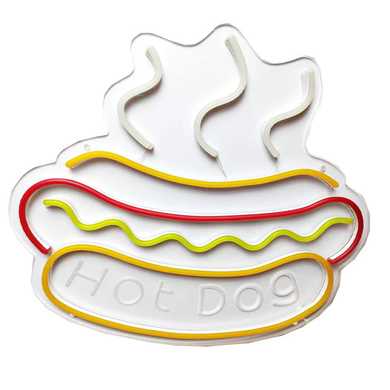 Hot Dog LED Neon Sign Light - Image 4