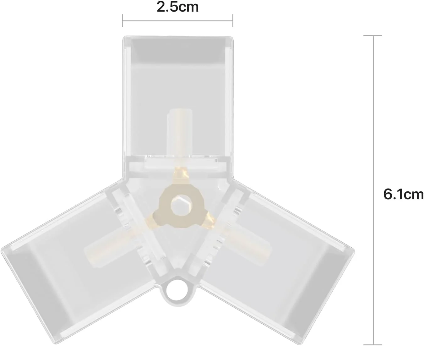 Hyperlite 120° Y Connector Hexagon LED Lights Connectors Gen 2 Hexagon LED Lights - Image 2