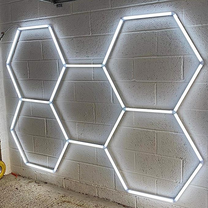 Hyperlite Hexagon Garage Lights Gen 2 - 3 Grid (5.1 x 5.0 ft) - Image 9