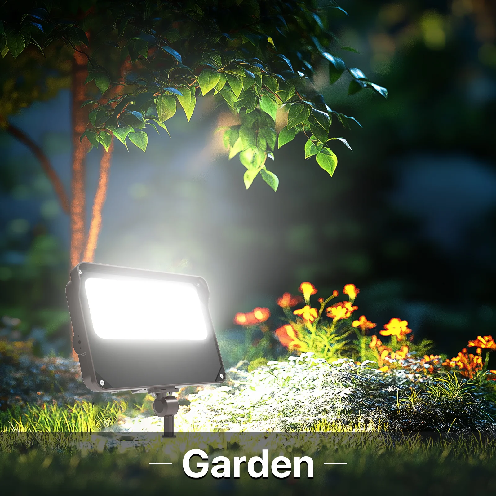 Hyperlite Led Flood Light - Mars Series (Kuncle Mount), 11000lm, 5000K, AC 120V, Optional Dusk-to-Dawn, Without Junction Box - Image 8