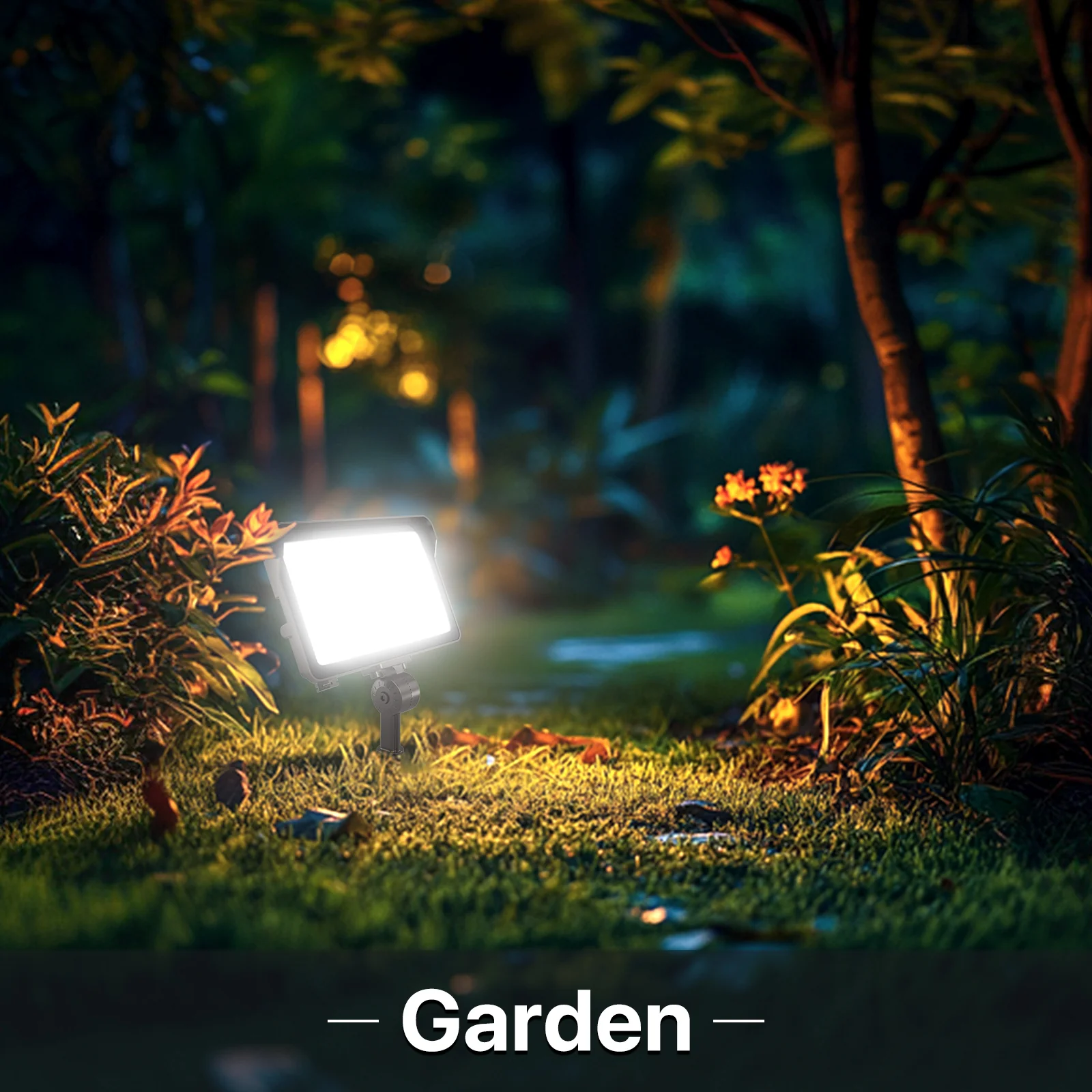 Hyperlite Led Flood Light - Mars Series (Knucle Mount) 2 Pack, 3300lumens, 5000K, AC 120V With Junction Box - Image 8