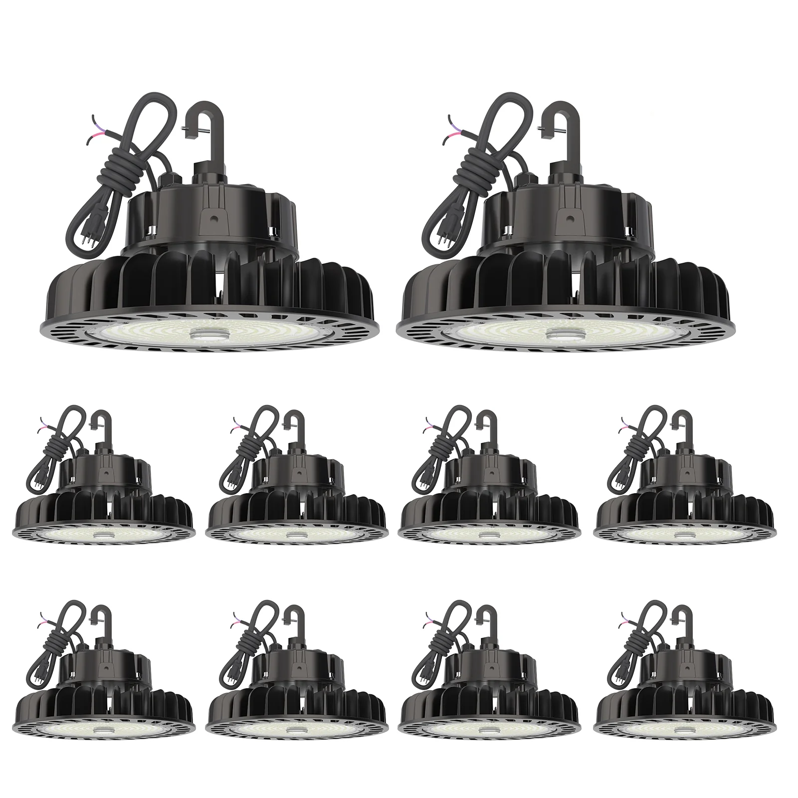 Hyperlite LED High Bay Light - Black Hero Series, 21750lumens, Selectable Wattage&CCT, AC 120-277V - Image 15