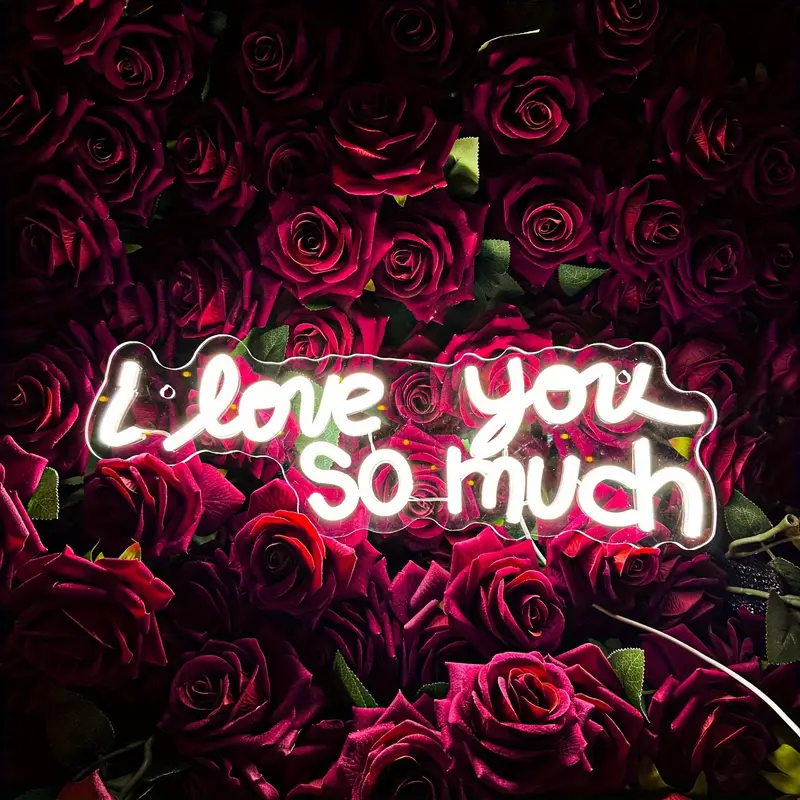 I love you so much Neon Sign Light