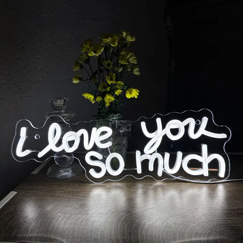 I love you so much Neon Sign Light - Image 3