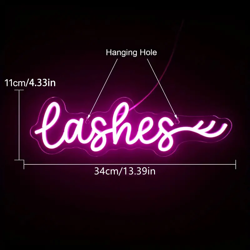 Lashes Neon Sign Light - Image 4