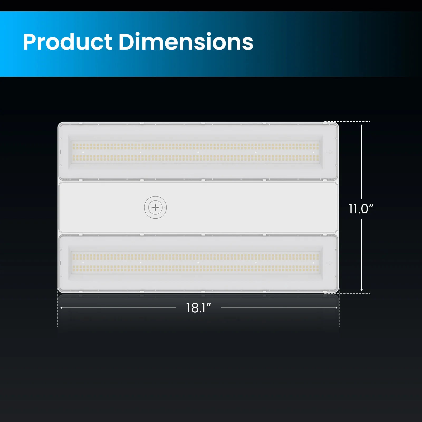 Linear High Bay LED Lights - HPLH02 Series, 24100lumens, Adjustable Wattage & CCT, 347-480V - Image 7