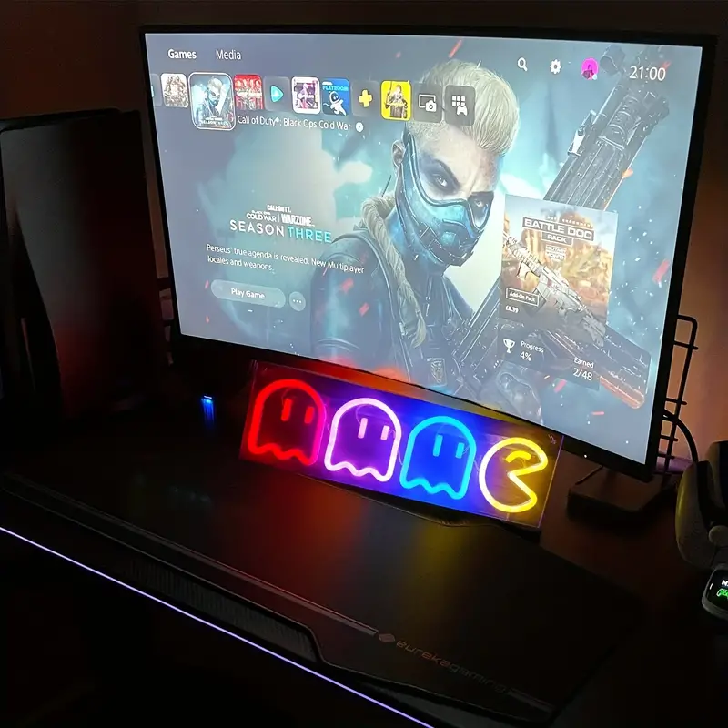 Pac-Man LED Neon Sign Light - Image 4
