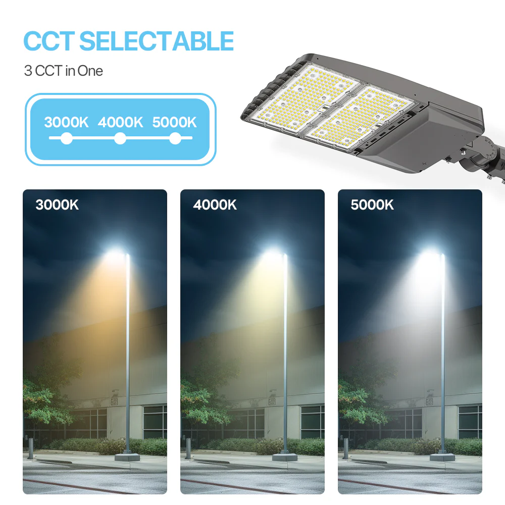 Parking Lot Light - Dark Bronze XALH Series With Shortcap,22900lumens, Selectable Wattage & CCT, AC 120V-277V - Image 3
