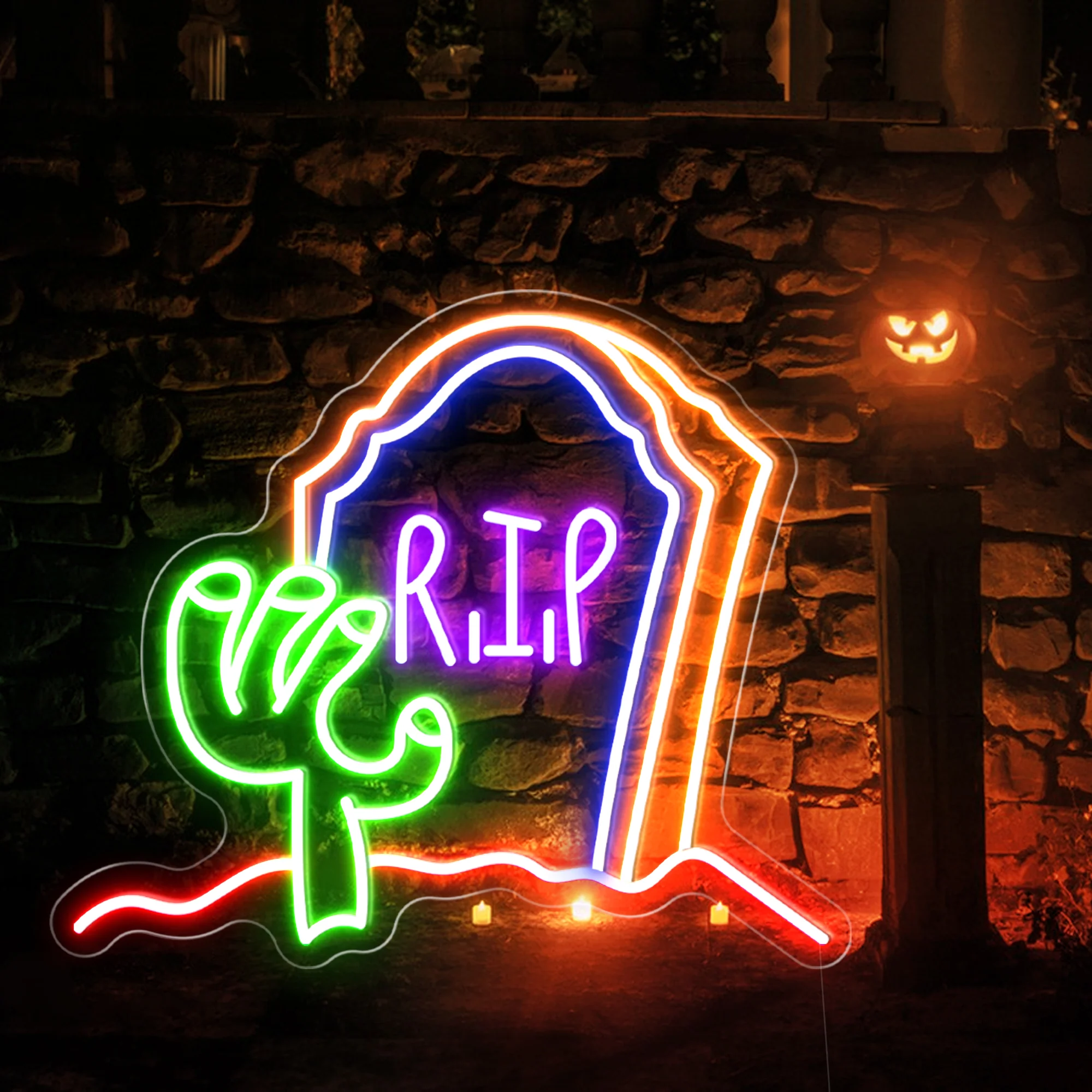 R.I.P LED Neon Sign Light - Image 2