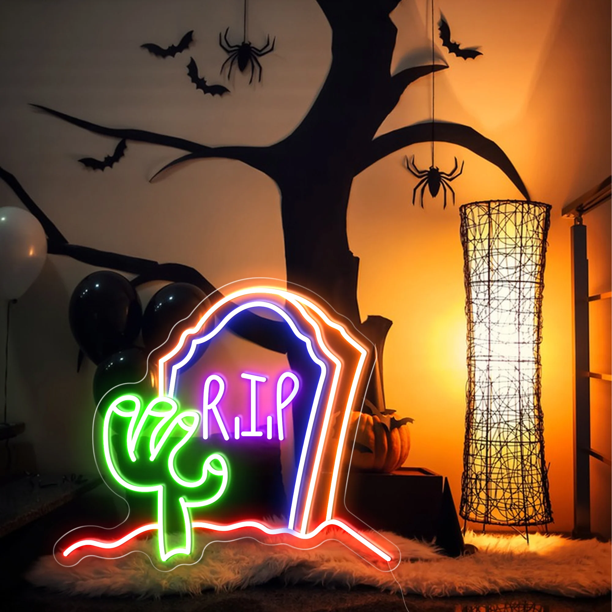 R.I.P LED Neon Sign Light - Image 7