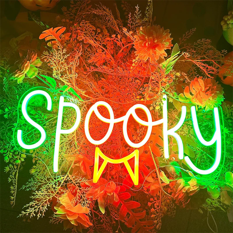 Spooky LED Neon Sign Light - Image 3