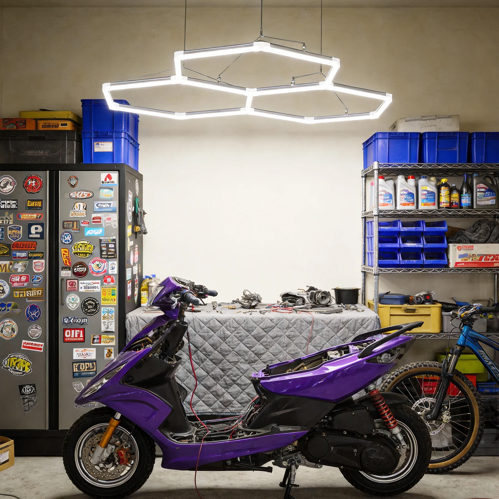 Suspension Kit for Hexagon LED Light, 4Pcs/Set - Image 6