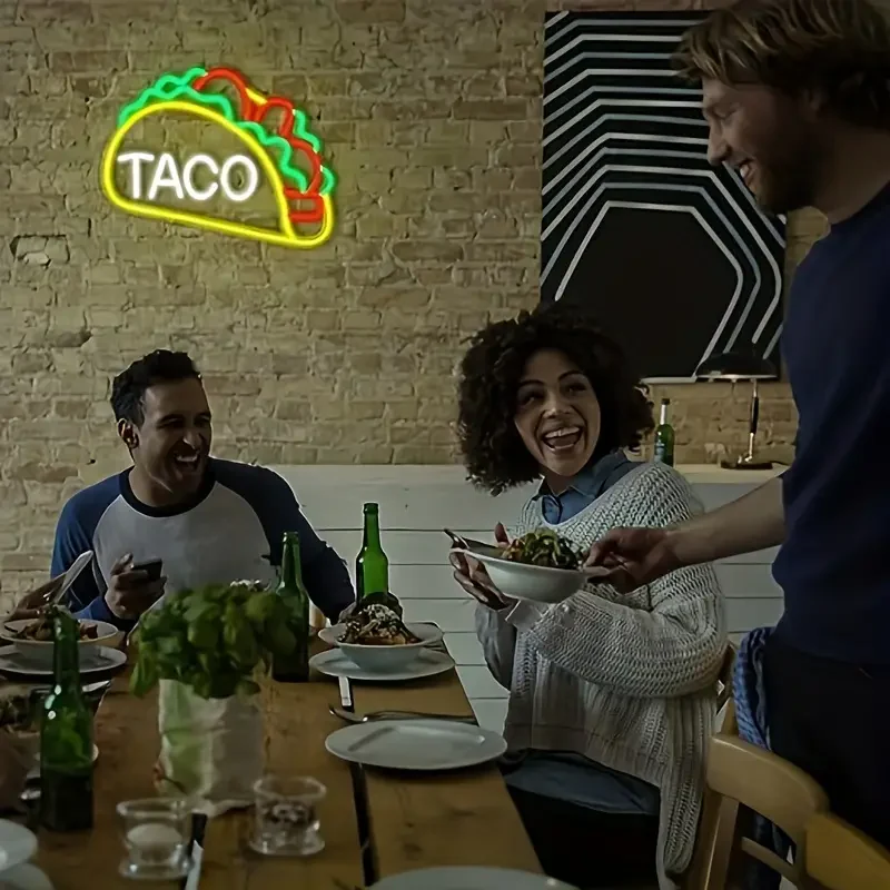 Taco Neon Sign Light - Image 6
