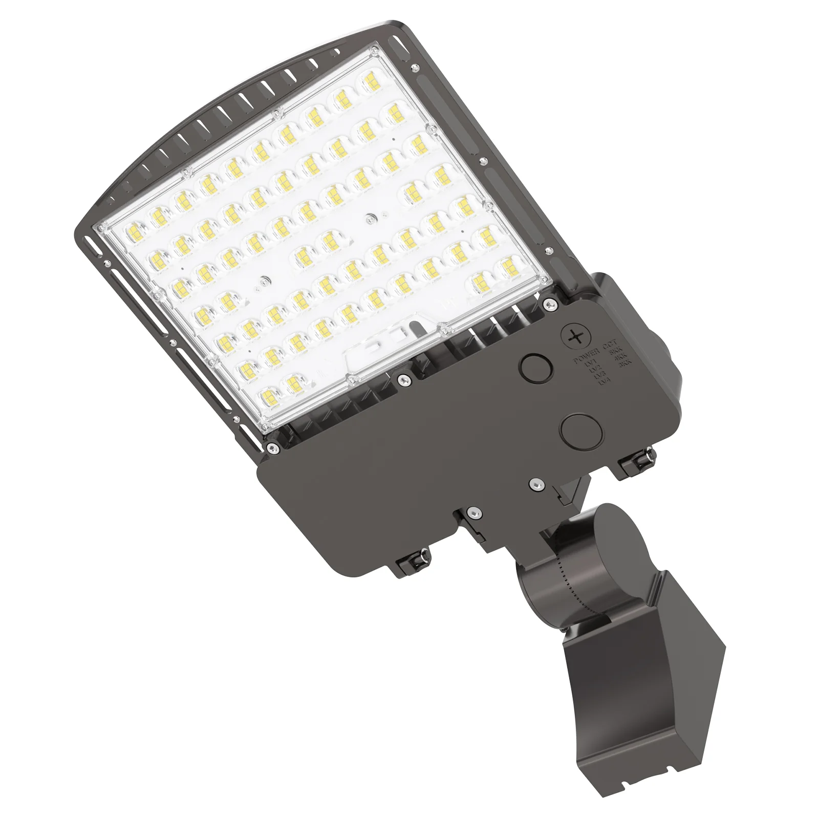 Parking Lot LED Lights - HPPK01 Series, 15800lumens, Adjustable Wattage & CCT, 120-277V or 347-480V - Image 6